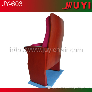 JY-603 factory price classical chair indoor wood chair silla de teatro